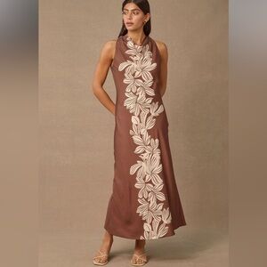 MON RENN PALMERA MAXI DRESS - COCAO BASE
PALMERA FLORAL NWT